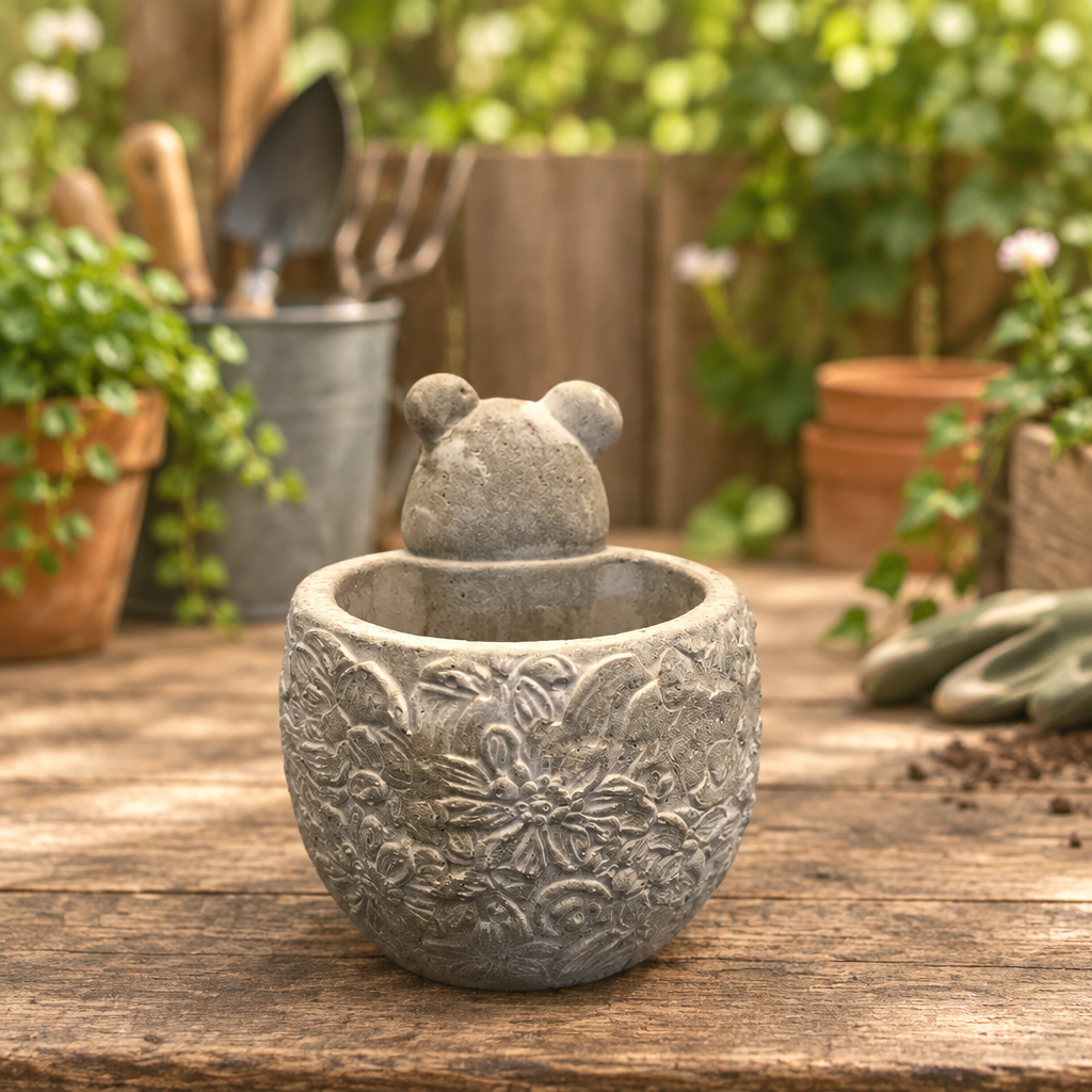 Teddy Bear Pot