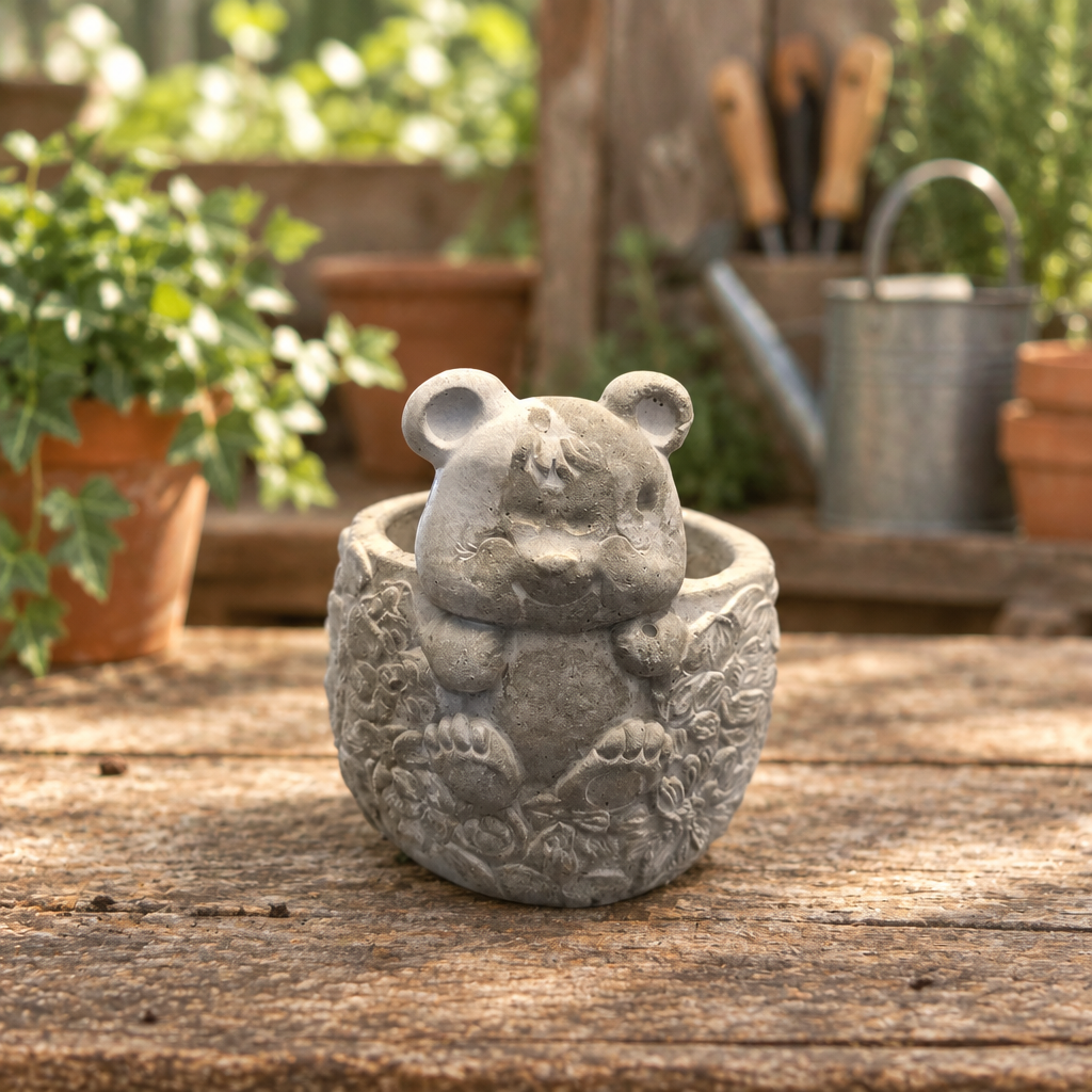 Teddy Bear Pot