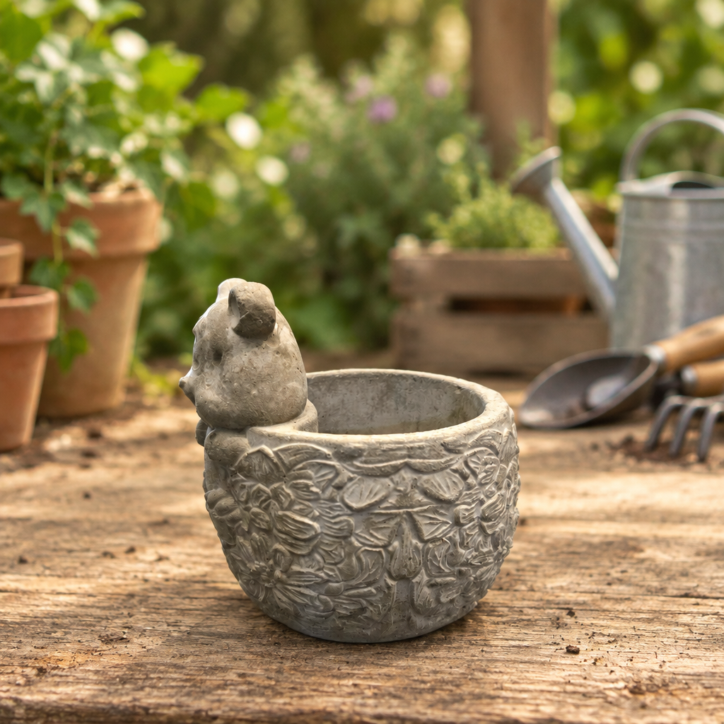 Teddy Bear Pot