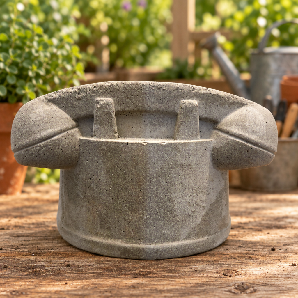 Retro Telephone Pot